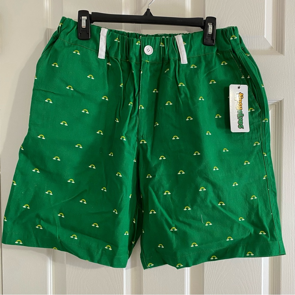 Tipsy Elves Men’s XXL shorts - Green Rainbow - St Patrick’s Day Fun!

NWT.